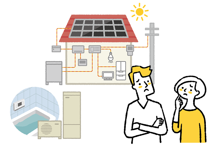 災害時の電力確保イメージ